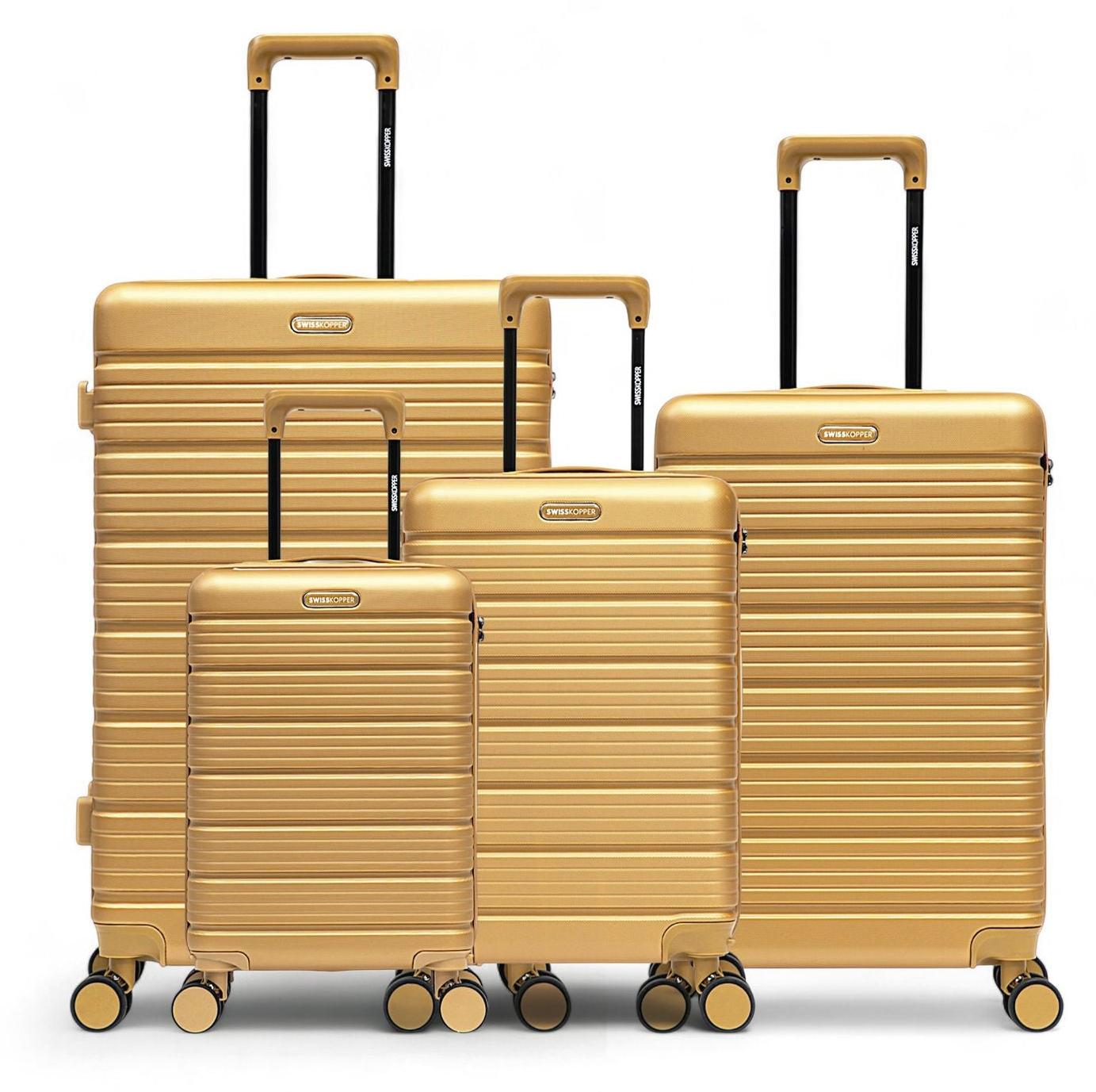 4er-Set Hartschalenkoffer in den Größen "Groß", "Mittel", "Handgepäck" und "Handgepäck XS" von LUGANO