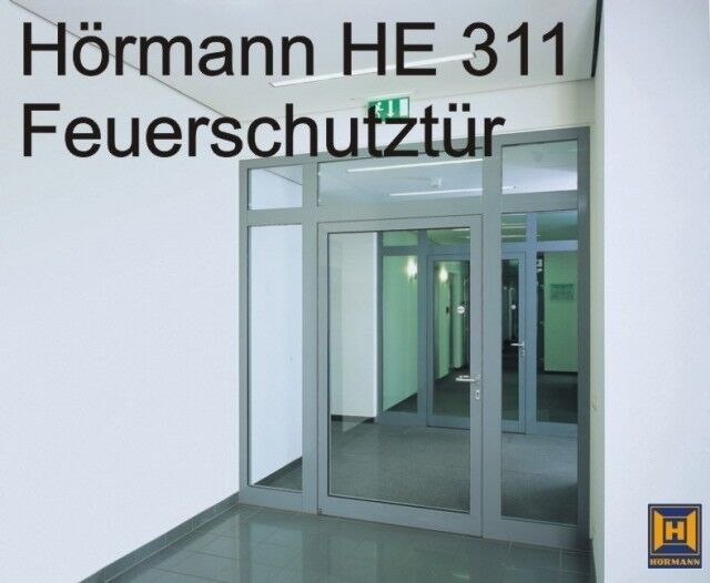Hörmann T30-1 HE 311 einflügelige Aluminium Rauchschutztür / Feuerschutztür, für den Inneneinsatz