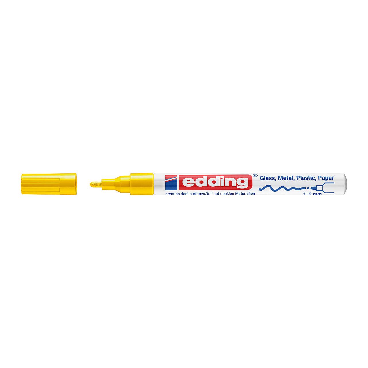 edding 751 creative Lackmarker gelb 1,0 - 2,0 mm, 1 St.