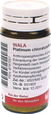 WALA Heilmittel GmbH PLATINUM CHLORATUM/PANCREAS comp.Globuli 20 g 08787057