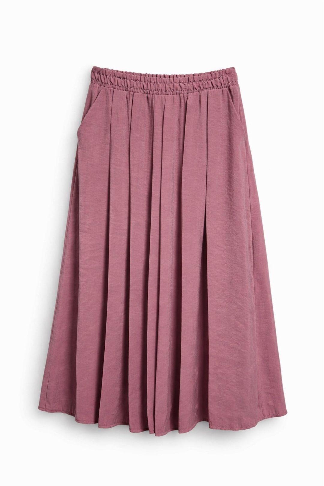 Hoge Taille Maxi Rok met Touwtje Taille