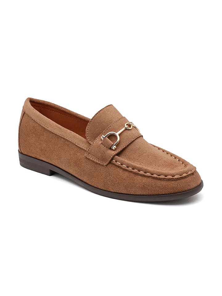 Sixth Sens Mokassins in Khaki - 37