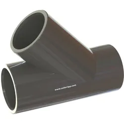 PVC-T-Stück 50mm 45°