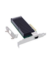 InLine 10-Gigabit Netzwerkkarte 1x RJ45 10Gb/s PCIe x8 inkl. LP Slotblech Diese InLine® PCIe-Netzwerkkarte ist ein leistungsstarker 10 GBASE-T Ethernet LAN Controller. Sie bietet eine kostengünstige Lösung für die Verbindung mit einem Netzwerk einer Daten (51132A)