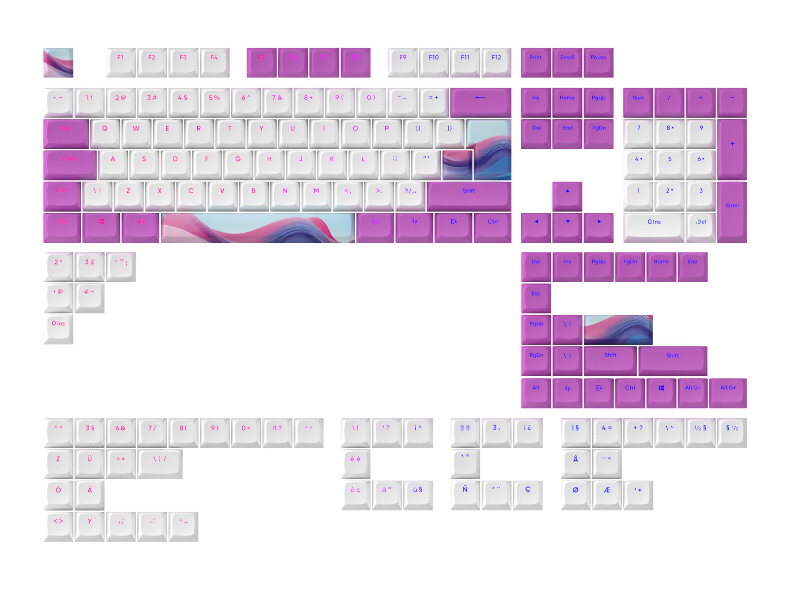Dark Project Candy K PBT Mechanisch Toetsenbord ANSI & ISO