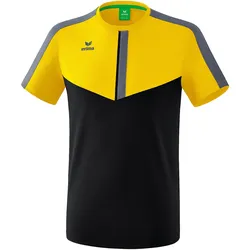 Erima Squad Kinder T-Shirt - schwarz/grau/gelb - 164