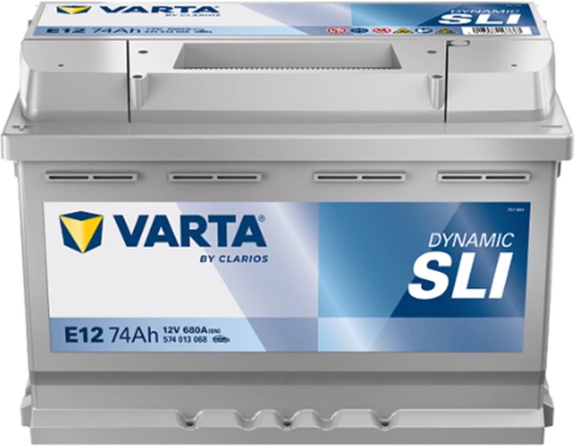 Bateria de automóvel Varta e12 74ah 680a