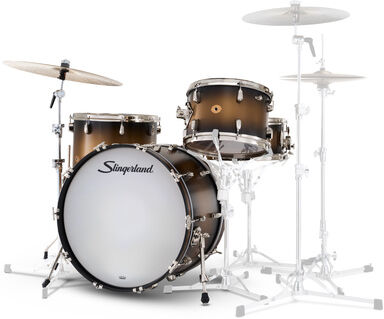 Slingerland "22" Radio King 4pc w/Snare BG" Schwarz