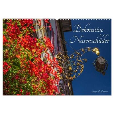 Dekorative Nasenschilder (Wandkalender 2027 DIN A2 quer), CALVENDO Monatskalender