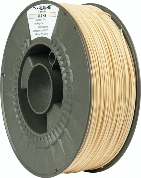 The Filament PLA HS 1.75mm Grid Beige 1kg