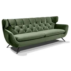 Portobello Sofa Chester Stoff Turtle 3-Sitzer