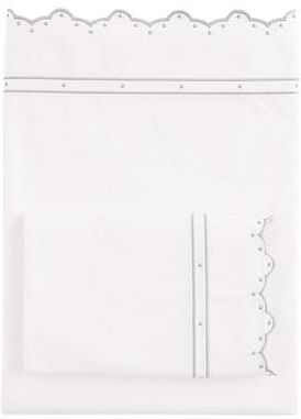 Arlette Embroidered Sheet Set - Spa, Queen - Ballard Designs