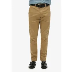 Superdry für Herren. M7011135A Internationale beige Chino-Hose (33/32), Lässig, Baumwolle