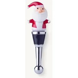 Flaschenverschluss Santa (Höhe 11 cm) für Champagner, Wein und Sekt, im Stil traditioneller Glaskunst, Handarbeit