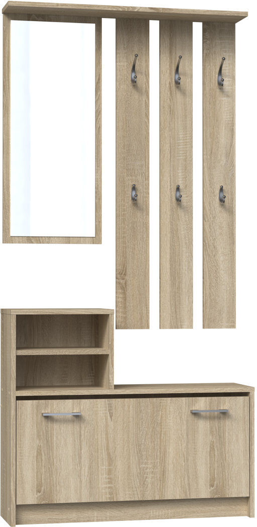 Mercury Centreville Hall Tree with Bench and Shoe Storage Sonoma
