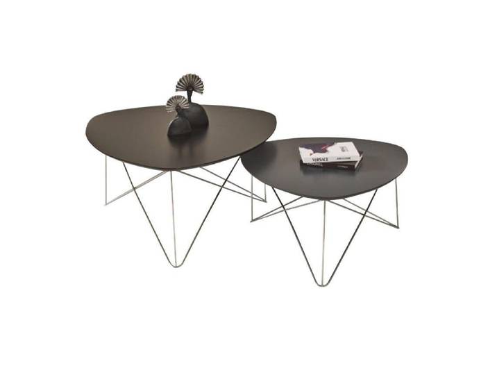 JVmoebel Couchtisch Grau Holz Beistelltisch mit eleganter Ästhetik (2-St., Couchtische), Made in Europa
