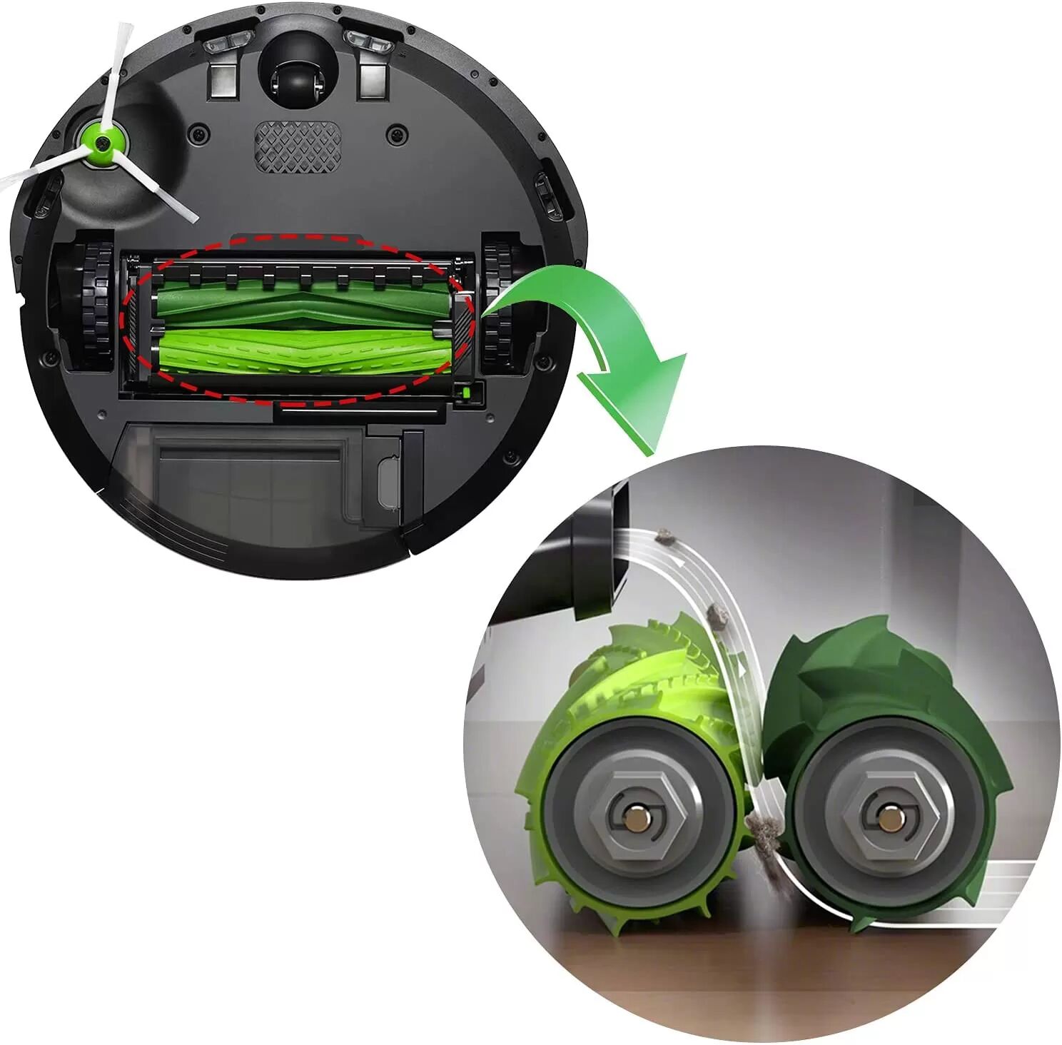 INF Accessoires pour iRobot Roomba i7, i7+, E5, E6, i6, i3, i3+ - 8 accessoires 16 parties