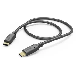 Hama Lade- und Datenkabel, USB-C - USB-C, 1,5 m, Schwarz