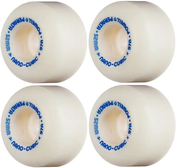 Skateboard Rollen Powell Peralta Nano-Cubic 97A (52mm - Weiß)