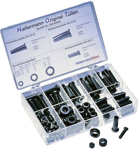 HellermannTyton HOTKIT Knickschutztüllen-Set PVC 100 Teile