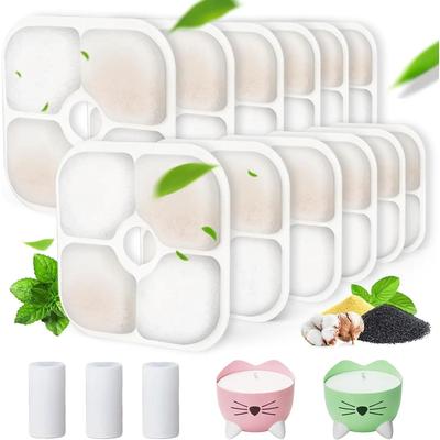 Inspired Living 16 Pack Catit PIXI Water Fountain Filter Replacement Set With Pump Hoses 16 Pack Catit PIXI Water Fountain Filter Replacement Set With Pump Hoses