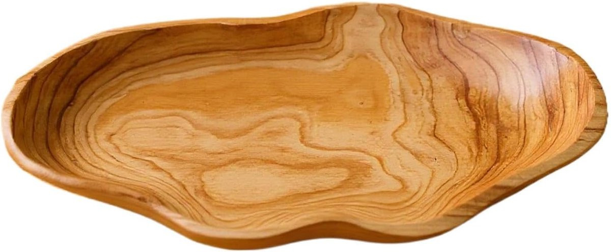 Houten Saladekom Serveerschaal - Veelkleurig - Breedte: 196 cm