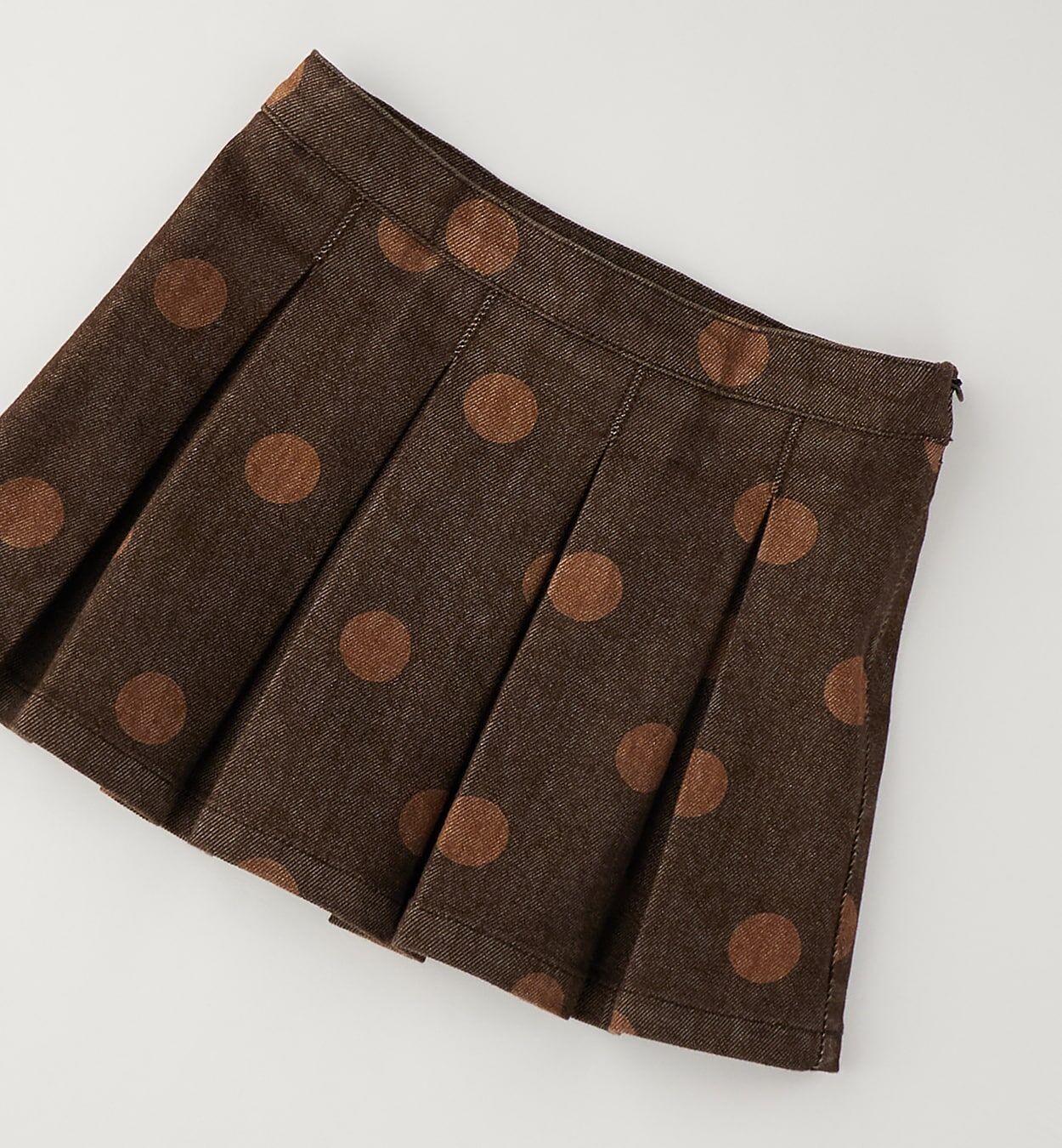 Minirock SARABANDA "BABY GIRL SKIRT", Mädchen, Gr. 86, braun (braun, braun), 98% Baumwolle, 2% Elastan, Röcke Minirock