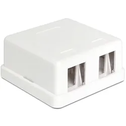 DeLOCK 86207 Drahtverbinder 2x Keystone Weiß