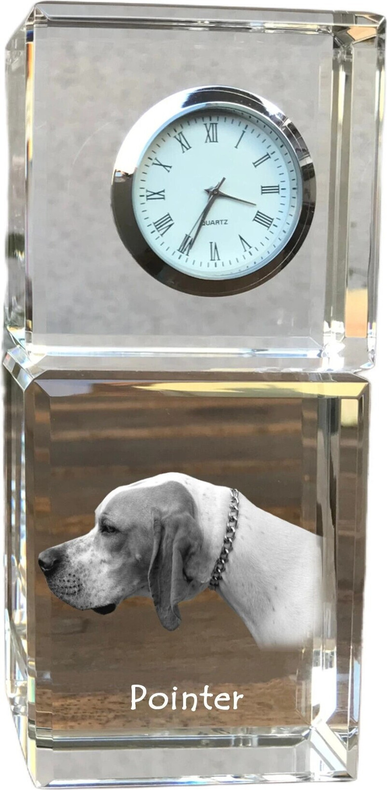 Art-Dog Klok Engelse pointer I voor op tafel