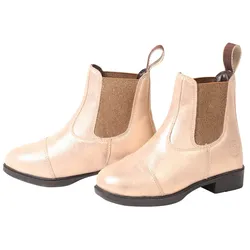 Harrys Horse Kinder Reit Stiefelette Jodphur Glitter roségold, Größe: 30