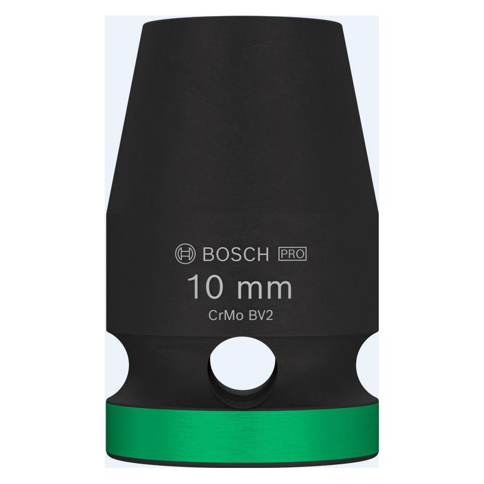 Bosch Professional Zubehör PRO Impact Steckschlüsseleinsatz, 1/2", 10 mm, Standard (10 mm) (2608003043)