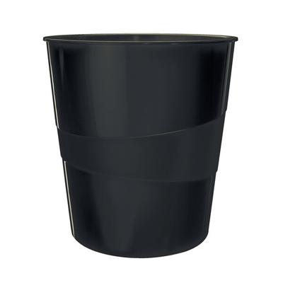 Leitz Papierkorb Recycle Kunststoff Schwarz 29 x 29 x 32,4 cm