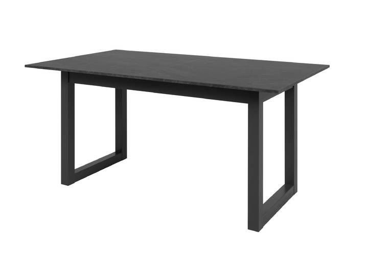 Esstisch 160 - 200 cm ausziehbar anthrazit - AUSTIN