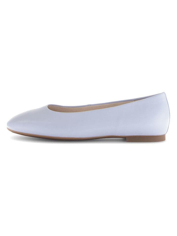 Gabor Leder-Ballerinas in Hellblau - 38