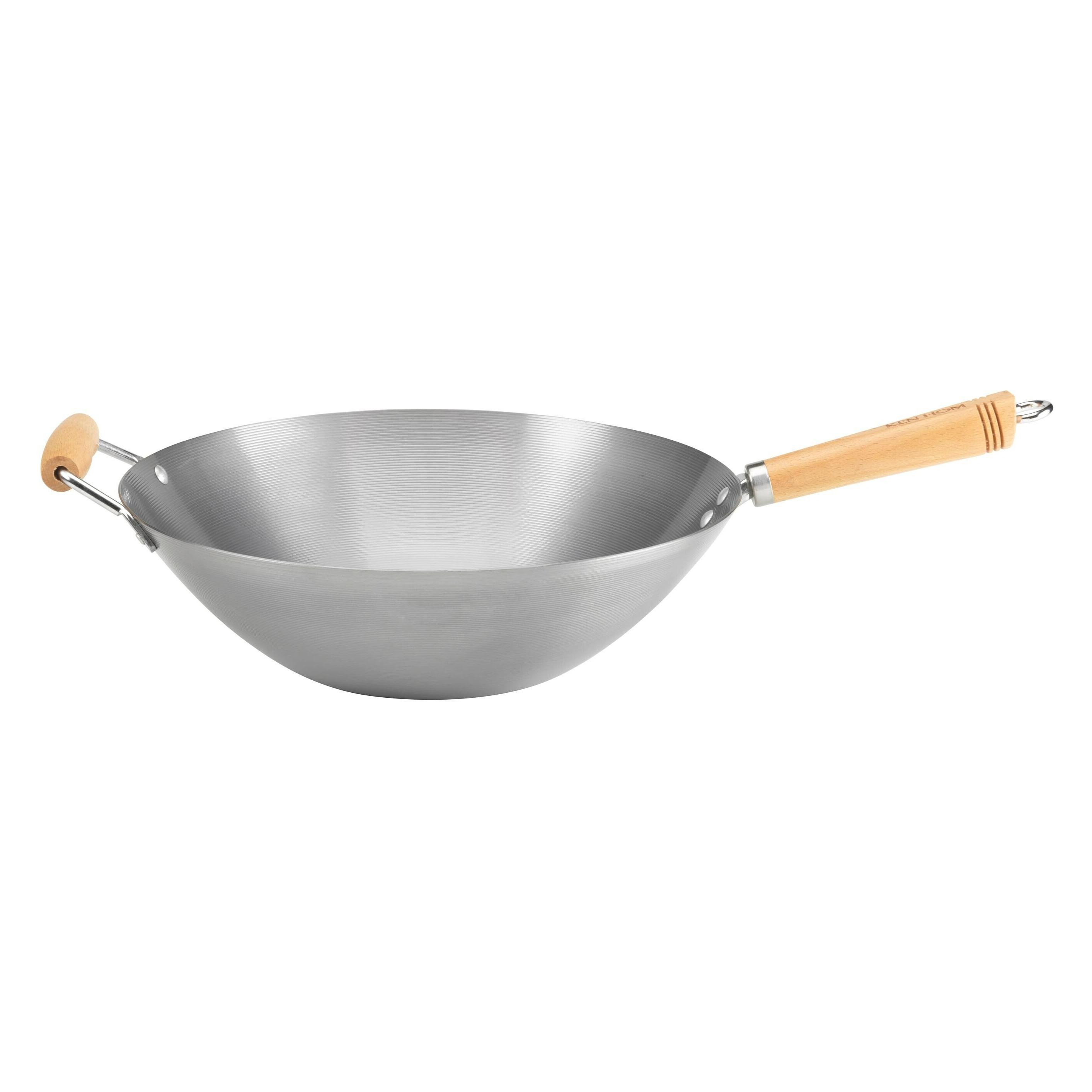 Ken Hom Excellence Wok (Wok Pfanne, Carbonstahl, 36 x 15 cm) (KH436003)