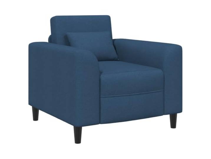GHVBNMF Sessel Blau Polstersessel mit Armlehne Fuer Wohnzimmer 90x88x85cm Bequemer Stoffstuhl mit weicher Schaumstoffpolsterung und ergonomischen Armlehnen fuer Schlafzimmer und Leseecke.