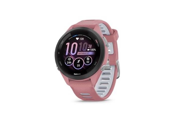 Forerunner 265S 42mm - Laufuhr, 1,1 AMOLED-Display, 15 Tage Akkulaufzeit, 30+ Sport-Apps, Trainingsanalyse, spezielle Lauffunktionen, Trainingsbereitschaft, erweiterte Schlaffunktionen, GarminMusic