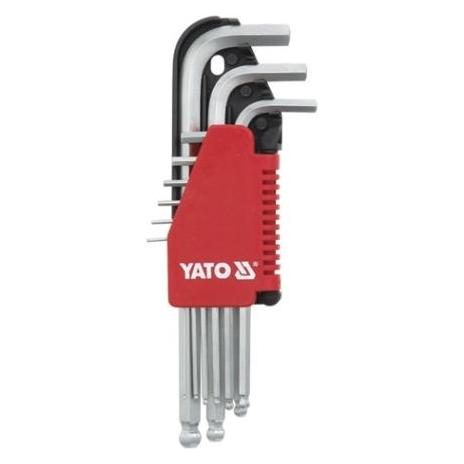 Yato HEX KEY SET W. BALL 9PCS 1.510MM LONG (YT-0506)