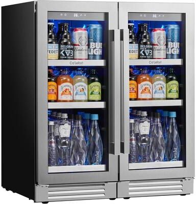 Ca'lefort TWO Beverage Refrigerator 160 Can Beverage Cooler Center (Set of 2x15inch). - 30 inch