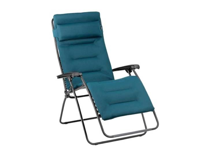 Lafuma MOBILIER - Gepolsterte Zero-Gravity-Relaxliege-Garten XL - Rsx Clip XL - AirComfort® - Blau Coral Blue LFM2059_6893-5 Jahre Garantie