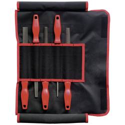 Dick 13092020 Feilen-/Raspelsatz, Hieb 2 mit Kunststoffgriff, 5-teilig in Rolltasche Länge 200 mm 1 Set