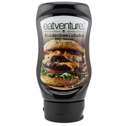 Eatventure BBQ Sauce, Rindschweinhuhn 315ml