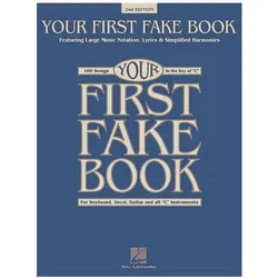 Your First Fake Book: Featuring Large Music Notation, Lyrics, & Simplified Harmonies C Edition, Fachbücher
