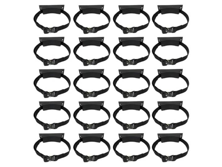 Wandmontierter Flaschenhalter(Black,20pack)