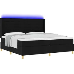 vidaXL, Boxspringbett, Faranina (Linien-Design) (200 x 200 cm)