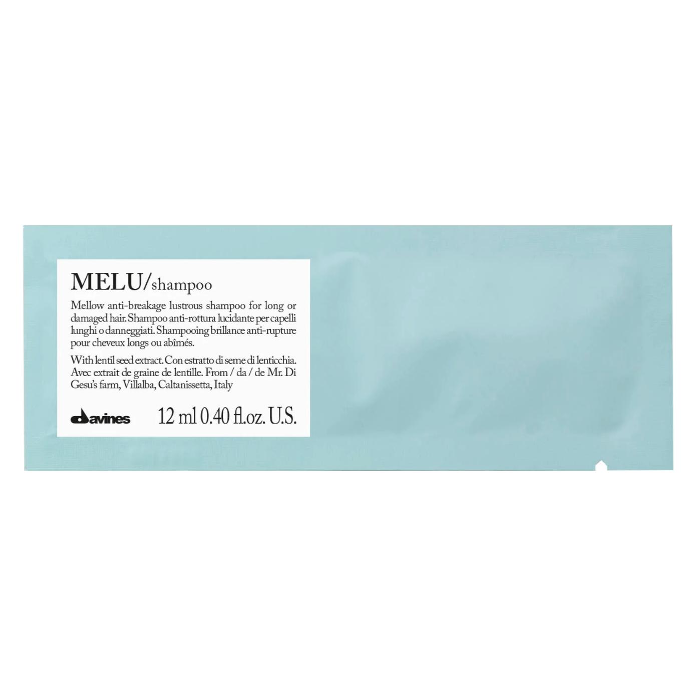 Davines Set,, Melu, Hair Shampoo, Anti-Breakage, 12 pcs, 12 ml (Flüssiges Shampoo) (53953510)