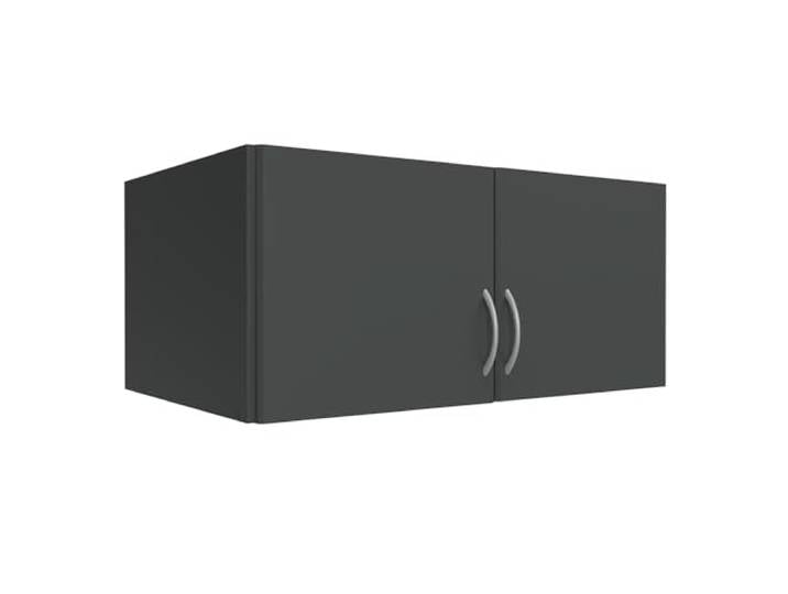 Lomadox Aufsatzschrank Stauraumschrank Graphit, B/H/T ca. 80/40/54 cm