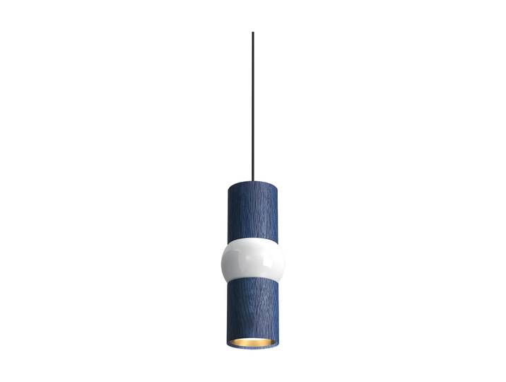 Oblure Lightbone Pendelleuchte Klein 24 cm, blaue Eiche