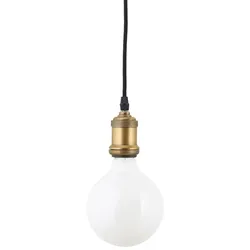House Doctor LED-Glühbirne White Decoration, L: 17,5 cm, ∅ 12,5 cm,  2 W/E27, Nicht dimmbar