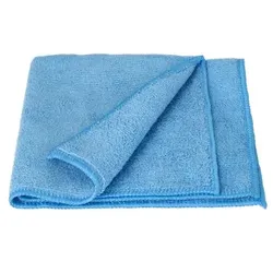 5 Microfasertücher 32 cm x 32 cm blau Profi